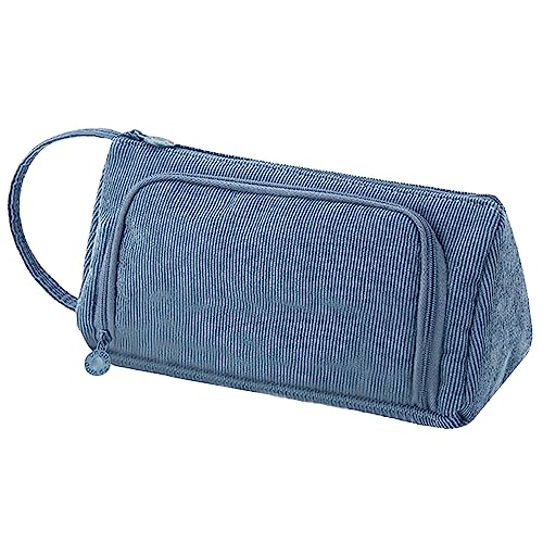 HuaMuDM Federmäppchen,Große Kapazität Federtaschen,Langlebig Federtaschen,Pencil Case,Teenager Mädchen Mäppchen Etui Stifte 3 Fach Pencil Case für Schule & Büro von HuaMuDM