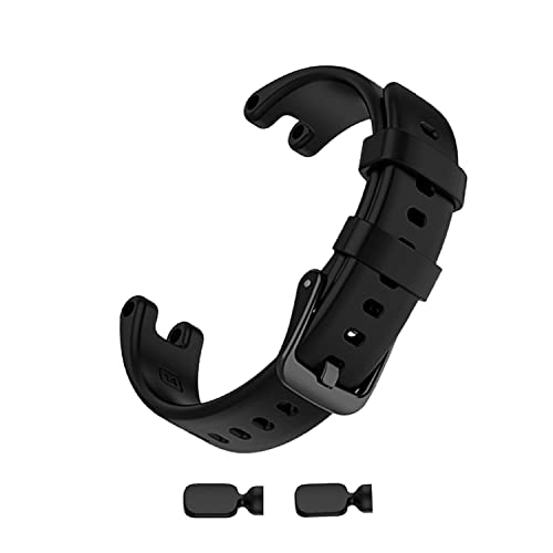 Huabao Armband Kompatibel mit Garmin Lily,Verstellbares Silikon Sport Strap Ersatzband für Garmin Lily Watch (Schwarz) von Huabao