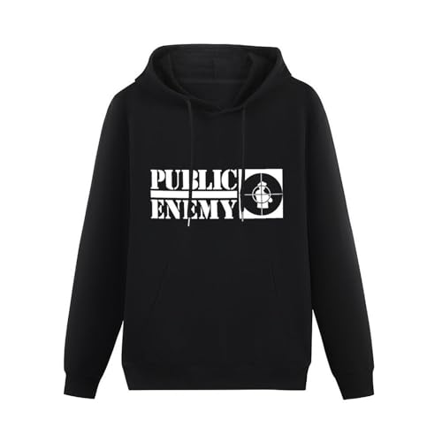 Huachenyu Public Enemy Men's Black Hoodies Unisex Pullover Sweatshirts XXL Huachenyu Public Enemy Men's Black Hoodies Unisex Pullover Sweatshirts XXL von Huachenyu