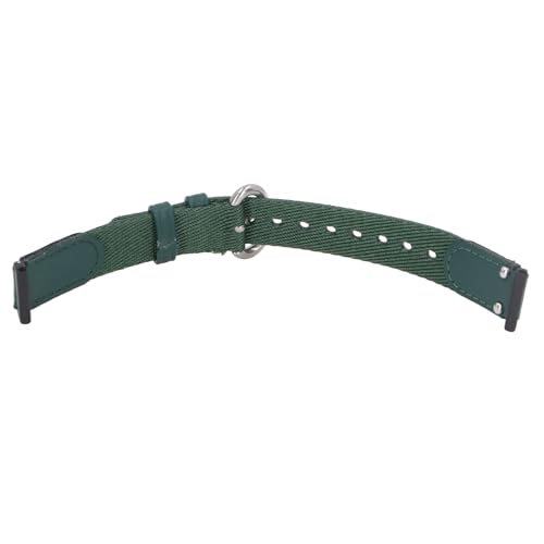 Huairdum Ersatz-Uhrenarmband, Schnellverschluss-Uhrenarmband aus Segeltuch, Schnelle Installation für Männer und Frauen für Fitness (Green) von Huairdum