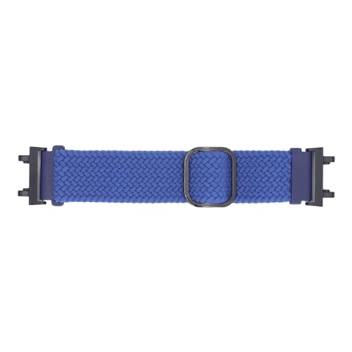 Huairdum Uhrenarmbänder, Hautfreundliches, Atmungsaktives Ersatz-Uhrenarmband, Nylongewebe, Verstellbar, Leicht, Flexibel, für den Täglichen Sport (Dunkelblau) von Huairdum