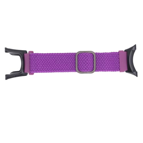 Huairdum Uhrenarmband, Elastisches Nylongewebe, Atmungsaktiv, Verstellbar, Leicht, Ersatz für Hautfreundliches Uhrenarmband mit Schraubendreher für Sport Zum Pendeln für Männer (PURPLE) von Huairdum