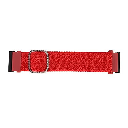 Huairdum Uhrenarmband, Uhrenarmband 24 Mm Edelstahl-Schnalle für Sport für Damen (Rot) von Huairdum