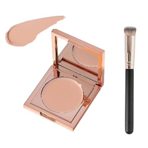 Colored Clay Undereye Corrector, Color Corrector for Dark Circles, Cc Cream Foundation Under Eye Hydrating Concealer, Waterproof and Light Foundation for All Skin Types (Light-mediumpeach, 4cm) von Hualabo