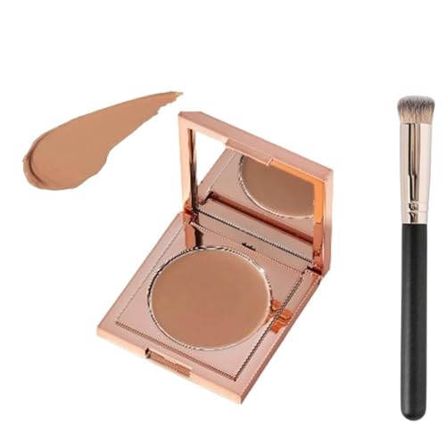 Colored Clay Undereye Corrector, Color Corrector for Dark Circles, Cc Cream Foundation Under Eye Hydrating Concealer, Waterproof and Light Foundation for All Skin Types (Medium-tanpeach, 4cm) von Hualabo