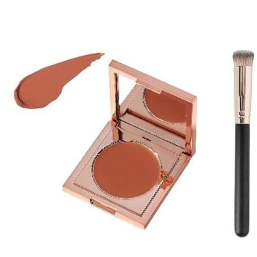 Colored Clay Undereye Corrector, Color Corrector for Dark Circles, Cc Cream Foundation Under Eye Hydrating Concealer, Waterproof and Light Foundation for All Skin Types (Orange, 4cm) von Hualabo