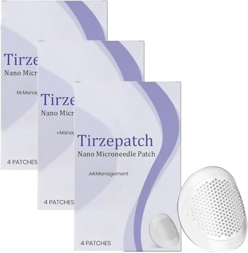 Honxi Niddk-Tirzepatide Nano Patch, Lmipki Niddk-Tirzepatide Nano Microneedle Patch, Micro Needle Patches, Daily Massage Care Patches for Women & Men. (15cm, 3Box) von Hualabo
