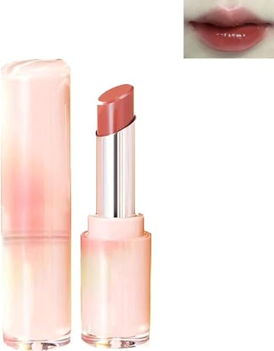 Juicy Lipstick, Plumping Lip Balm, Tinted Lip Balm, Jelly Plumping Lip Tint Lip Gloss Mirror Finish, Long Lasting Lip Stain Moisturizing Lipstick Lip Moisturizer (2#) von Hualabo