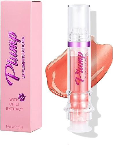 Lip Plumper Booster Gloss, Plump And Pout Lip Plumping Booster, Lip Plumping Booster Gloss, Lip Plumping Gloss, Moisturizing,Plumping for Women. (6#) von Hualabo