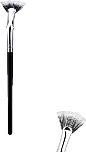 Mascara Fan Brush, Mascara Fan Brush for Lashes, Angled Fan Shaped Eyelash Brush, Folding Eyelash Eyebrow Brush for Natural Lifted Effects, Enhance Lower Lashes. (1pcs) von Hualabo