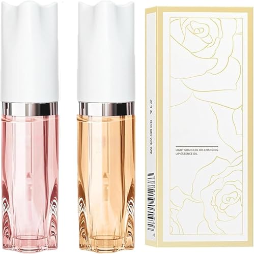 Moisturizing Color Changing Lip Balm, Color Changing Lip Plumping Serum Oil, Moisturizing Color Changing Lip Balm, Lip Moisturizer Non-sticky. (01+02#) von Hualabo