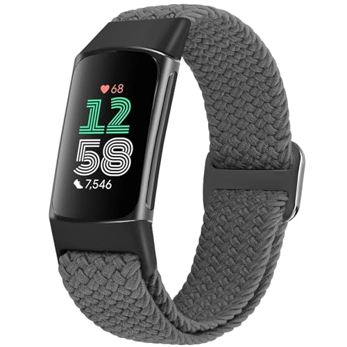 Huamanlou Geflochtenes Armband Kompatibel mit Fitbit Charge 6/Fitbit Charge 5 Armband, Weiches Verstellbares Sport Nylon Ersatzarmband für Damen Herren Huamanlou Geflochtenes Armband Kompatibel mit Fitbit Charge 6/Fitbit Charge 5 Armband, Weiches Verstellbares Sport Nylon Ersatzarmband für Damen Herren von Huamanlou