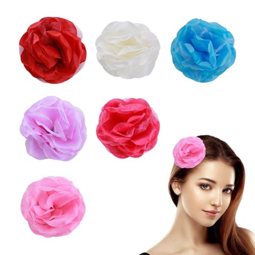Farbige Mondblumen-Clips, stilvolle Haaraccessoires für Tanzveranstaltungen und Mode. Farbige Mondblumen-Clips, stilvolle Haaraccessoires für Tanzveranstaltungen und Mode. von Huamengyuan