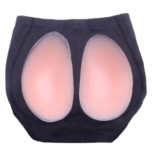 Huamengyuan Damen Shapewear Unterhose Bauchweg Miederhose Slip mit Silikon Po Pads Damen Miederpants gepolstert po Push up Butt Lifter gepolstertes Höschen Dicker Po-Lift Gesäßvergrößerer Slip von Huamengyuan