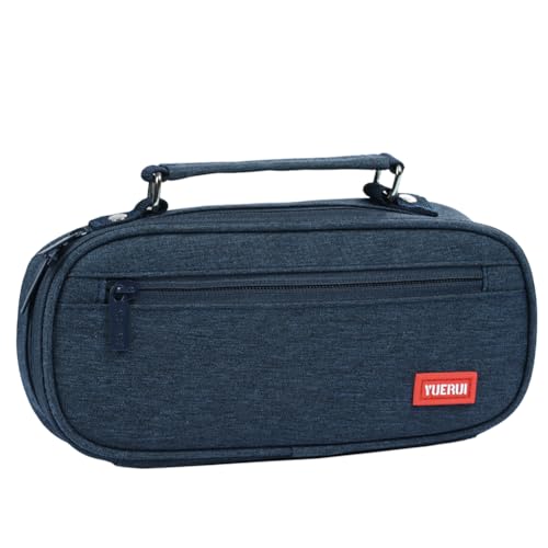 Huamengyuan Federmäppchen Federtaschen Mäppchen Etui Pencil Case Federmäppchen schreibwarentasche federmäppchen tascheschreibwarentasche einlagig mit Fach Bleistifttasche Segeltuch Stiftetasche von Huamengyuan