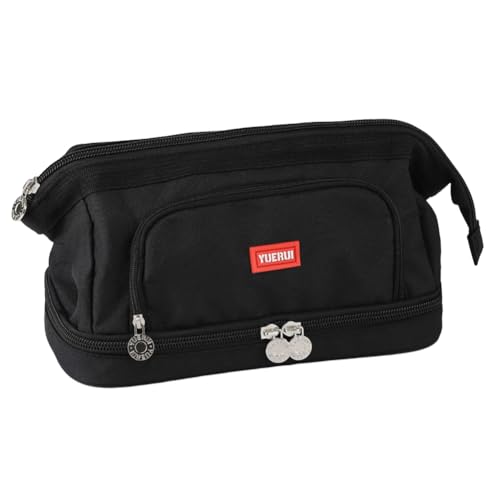 Huamengyuan Federmäppchen Federtaschen Mäppchen Etui Pencil Case Federmäppchen schreibwarentasche federmäppchen tascheschreibwarentasche zweilagiges Federmäppchen für Teenageralter Mädchen Jungen von Huamengyuan