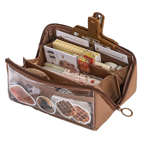 Huamengyuan Federmäppchen mäppchen federtasche federmappe etui Schule groß Kapazität für Teenager Erwachsene schlamppermäppchen federpenal schulmäppchen Aesthetic Pencil case von Huamengyuan