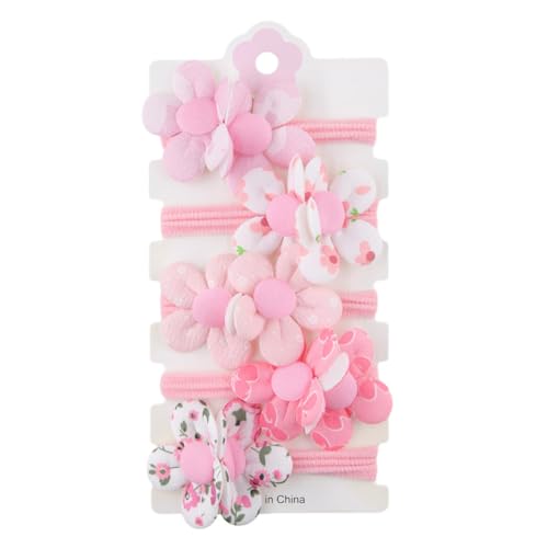 Huamengyuan Haargummis Elastische Haargummi Geschichtet Haarbänder Pferdeschwanz Halter Bunt Haargummi für Damen Mädchen Haarschmuck Haare Gummibänder Kleinkinder Kleinkinder von Huamengyuan