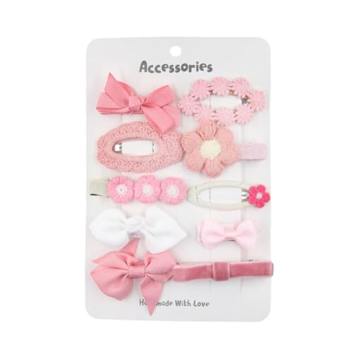Huamengyuan Kinder Baby Haarspange Haarschleifen Mädchen Baby Haarclips Haarklammern Haarspangen Haarschmuck Haar Accessoire für Mädchen Kinder Metall Haarclips Keine Slip Haarspange Cute Clips von Huamengyuan