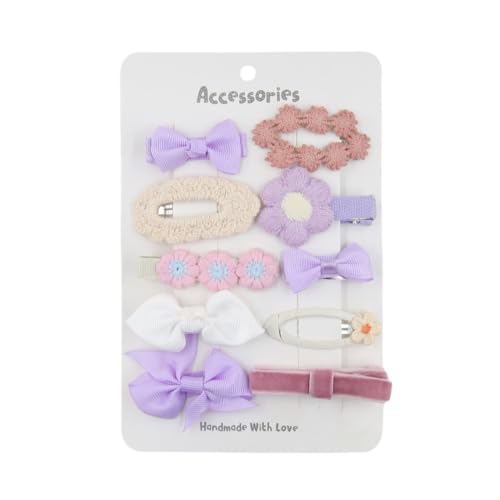 Huamengyuan Kinder Baby Haarspange Haarschleifen Mädchen Baby Haarclips Haarklammern Haarspangen Haarschmuck Haar Accessoire für Mädchen Kinder Metall Haarclips Keine Slip Haarspange Cute Clips von Huamengyuan