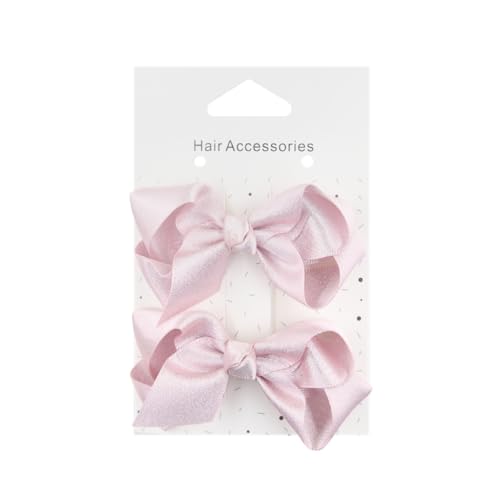 Huamengyuan Kinder baby 2er-Set Haarspangen für Baby-Mädchen süße seitliche Baby-Haarspangen Satin-Schleifen-Haarnadeln für Kinder ab 3 Jahren Huamengyuan Kinder baby 2er-Set Haarspangen für Baby-Mädchen süße seitliche Baby-Haarspangen Satin-Schleifen-Haarnadeln für Kinder ab 3 Jahren von Huamengyuan