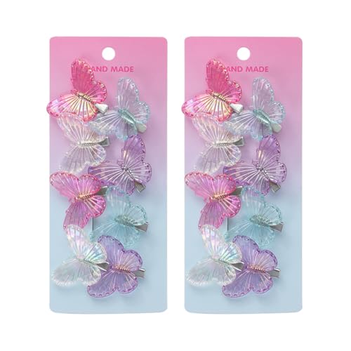 Huamengyuan Kinder baby Set mit 16 Haarspangen für Mädchen süße seitliche Haarspangen für Mädchen verträumte transparente bunte Haarnadeln für Kinder ab 3 Jahren von Huamengyuan