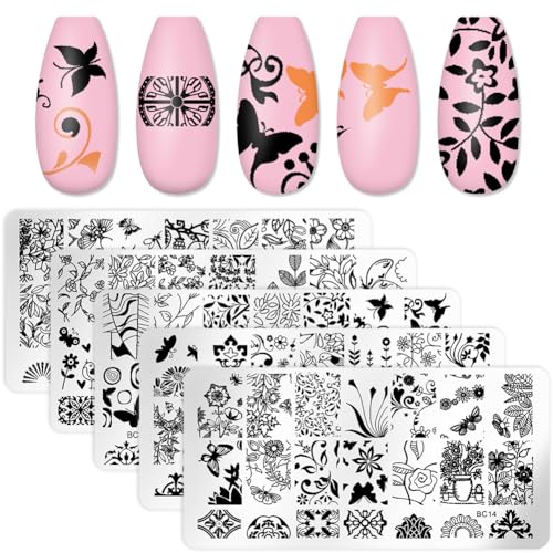 Huamengyuan Nagelaufkleber Diy nail kit Nagelsticker Nail Art Sticker Dekoration Nageldesign Zubehör Nageldesign Kunstdruckvorlage unregelmäßige Linien FüR FranzöSische ManiküRe 5 Stück Huamengyuan Nagelaufkleber Diy nail kit Nagelsticker Nail Art Sticker Dekoration Nageldesign Zubehör Nageldesign Kunstdruckvorlage unregelmäßige Linien FüR FranzöSische ManiküRe 5 Stück von Huamengyuan