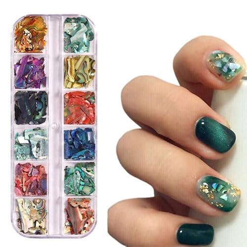 Huamengyuan Nagelsticker Nail Art Sticker Muschelflocken Muschelflocken Nagelzubehör gemischte Stile Muschel-Nageldekoration Nagel-Pailletten Für DIY Nagelperlen Armbänder Handy Huamengyuan Nagelsticker Nail Art Sticker Muschelflocken Muschelflocken Nagelzubehör gemischte Stile Muschel-Nageldekoration Nagel-Pailletten Für DIY Nagelperlen Armbänder Handy von Huamengyuan