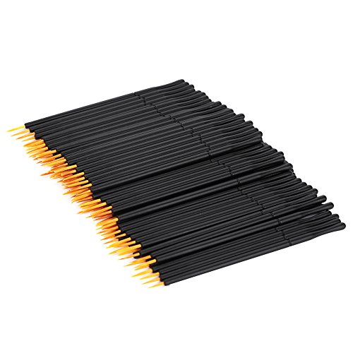 Eyeliner-Pinsel, weicher Eyeliner-Pinsel, feine Spitze, Applikator, Kosmetik-Werkzeug, Paletten-Liner, 100 Stück von HuangguiyuanV