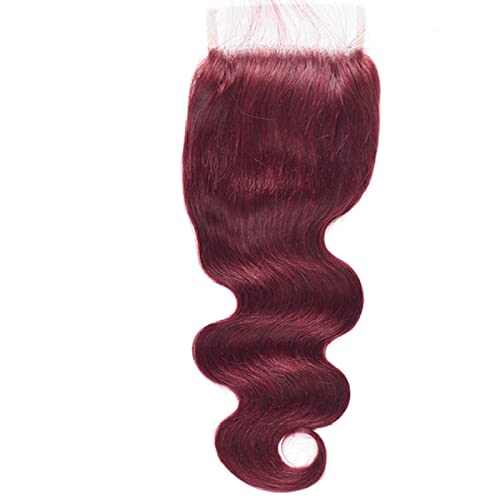 Perücken für Frauen 4 × 4 Spitzenventilblock Echthaar-Spitzenperücke 8-18 Zoll Länge Weiche Echthaarperücke für die Tägliche Party Cosplay Tragen(12 inches/30.5CM) von Huangj-0527