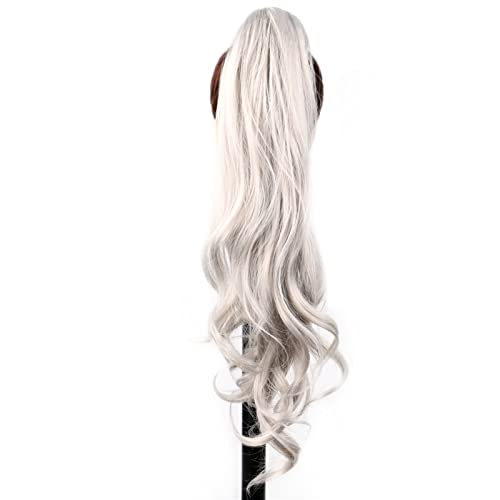 Ponytail Extension 32-Zoll-Kunststoff-Flexible Wrap-Around-Pferdeschwanz-Länge Pferdeschwanz-Verlängerungen Blonde Pferdeschwanz-Haarteile for den täglichen Gebrauch von Frauen Pferdeschwanz Extension von Huangj-0527