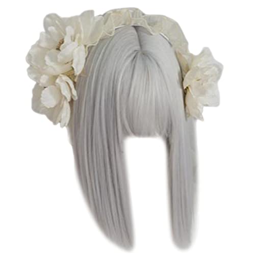 Handgemachtes Haar Accessoire Stirnband Gothic Lolitas Cosplay Maid Spitze Haarband Clip Blumen Dekorationen Für Frauen Mädchen Lolitas Maid Stirnband Spitze Gothic von Huaqgu