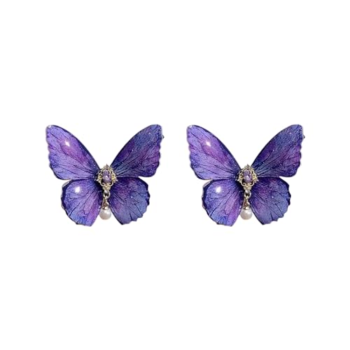 Schmetterlings Haarspange Haarschmuck Schmetterlings Haarspange Stilvolle Kopfbedeckung Haarschmuck Perfekt Für Haar Styling Schmetterlings Haarnadeln von Huaqgu
