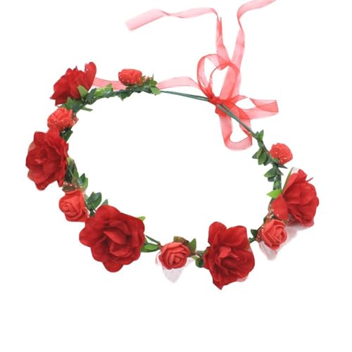 Simulationsblumen Haarband Für Strandhochzeiten Blumen Stirnband Stil Stirnband Braut Kopfschmuck Blumen Stirnband Für Strandhochzeit von Huaqgu