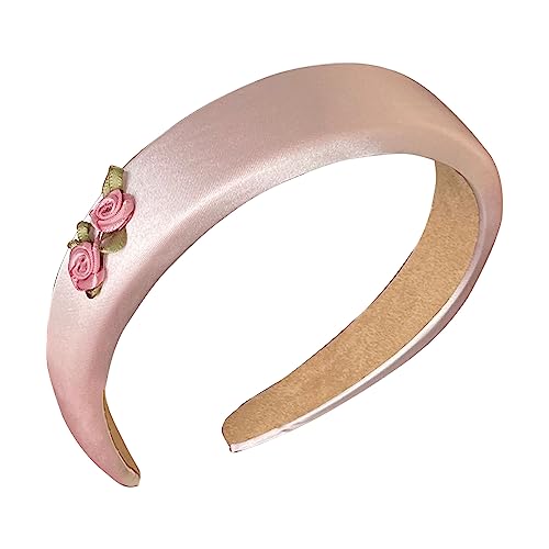 Stirnband Für Frauen Geknotetes Knoten Stirnband Gepolstertes Stirnband Breites Stirnband Falten Stirnband Rosen Stirnband Knoten Stirnbänder von Huaqgu