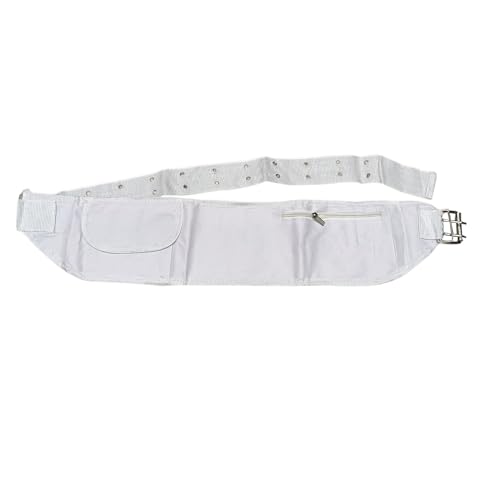 Weiße Taillenkette Mit Nietengürtel Für Damen Abschlussball Bankett Club Party Dehnbar Für Den Alltag Freizeitkleidung Hüfttasche Für Männer von Huaqgu
