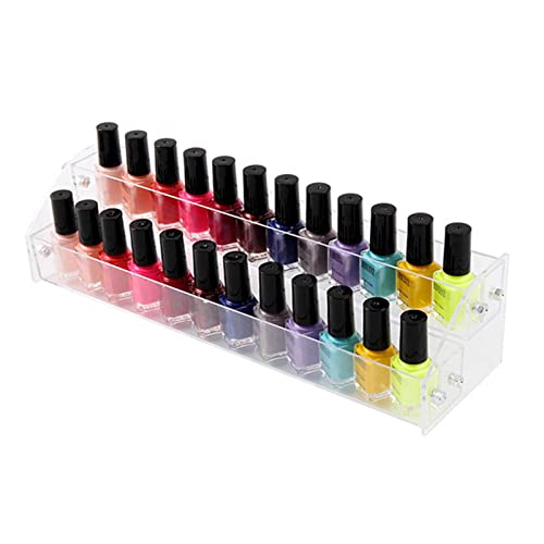 2-stufiger Nagellack-Organizer, Transparenter Nagellack-Präsentationsständer, Acryl-Lippenstift-Ausstellungsständer, Ständer Für Ätherisches Öl, Make-up-Organizer von Huasean