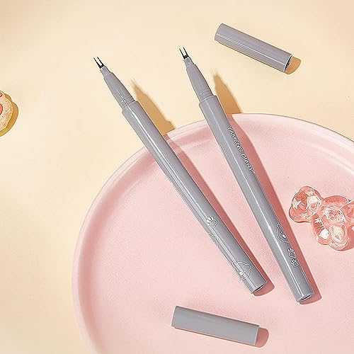 2stk Unterer Wimpernstift Mit Doppelter Spitze – Wasserfester Flüssiger Eyeliner-Wimpernstift, Flüssiger Eyeliner-Stift, Langlebig, Mit Ultrafeiner Spitze, Eyeliner-Stift Für Augen-Make-up von Huasean