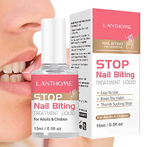 Hören Sie Auf, An Den Nägeln Zu Kauen, Für Kinder Und Erwachsene – Daumenlutschen Stoppt Den Nagellack Mit Bitterem Nagelwasser | Natürlicher Anti-Biss-Nagellack, Stoppt Das Nägelkauen, 15 l von Huasean