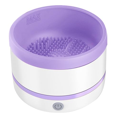 Huayeex Automatischer elektrischer Make-up-Pinsel-Reiniger, Wasch-Make-up-Pinsel-Reiniger, wiederaufladbares Kosmetikwerkzeug, Reinigungszubehör für Foundation, Concealer, Lidschatten von Huayeex