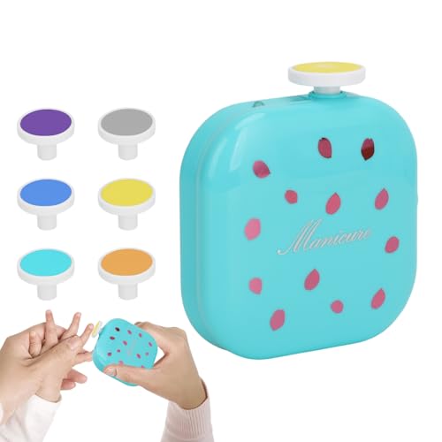 Huayeex Babynagelfeile Elektrisch,USB-Elektrische Nagelfeile mit Nagelknipser - Maniküregerät Mit LED-Beleuchtung Und 6 Schleifaufsätzen Für Unterwegs Zuhause Salon von Huayeex