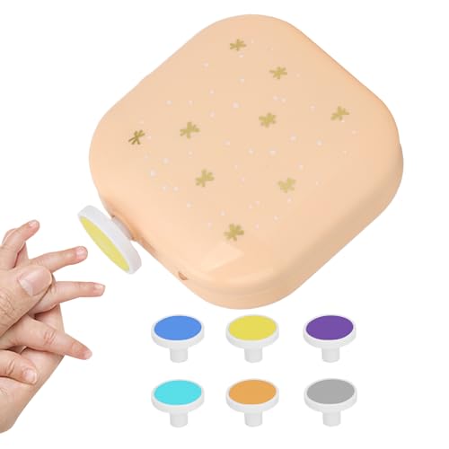 Huayeex Babynagelknipser - Babynagelknipser Elektrisch Mit USB-Aufladung | Maniküregerät Mit LED-Beleuchtung Und 6 Schleifaufsätzen Für Unterwegs Zuhause Salon von Huayeex