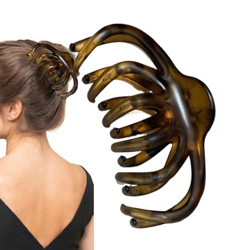 Huayeex Haar Jaw Clips, Octopus Claw Clip - Einzigartige stilvolle Retro -Haarnadelklemme - Einzigartige süße Haarklammern, Styling -Klemme für den täglichen Gebrauch, Frauen, Arbeitsplatz von Huayeex
