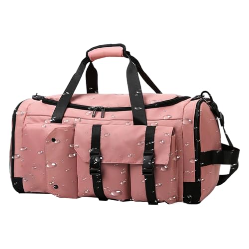 Huayeex Wochenendtaschen für Frauen | wasserdichte Große Sporttasche Für Training,Rucksack Mit Feuchtigkeitsgetrennten Fächern Für Springseile Fitnessbänder Sportschuhe Handtücher Handschuhe Indoor von Huayeex
