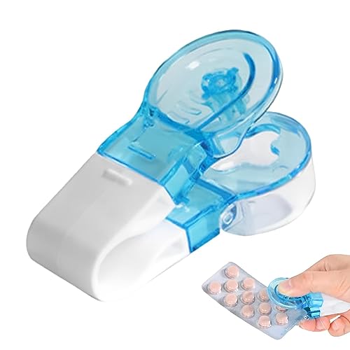 Tragbarer Pillenentferner - Tabletten Ausdrücken Hilfe | Pillenschneider Für Kleine Pillen | Splitter Mit Aufbewahrungsbox | Berührungsloses Werkzeug Zum Einfachen Herausnehmen Von Medikamenten Tragbarer Pillenentferner - Tabletten Ausdrücken Hilfe | Pillenschneider Für Kleine Pillen | Splitter Mit Aufbewahrungsbox | Berührungsloses Werkzeug Zum Einfachen Herausnehmen Von Medikamenten von Huayeex