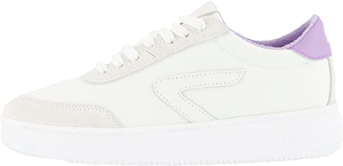 Hub Damen Sneaker Baseline-W S34 Suede weiß lila (eu_Footwear_Size_System, Adult, Numeric, medium, Numeric_39) von Hub