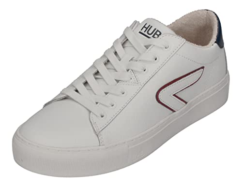 Hub Footwear Herren Sneakers Hook 22 L31 - White Gravel, Größe:43 EU von Hub