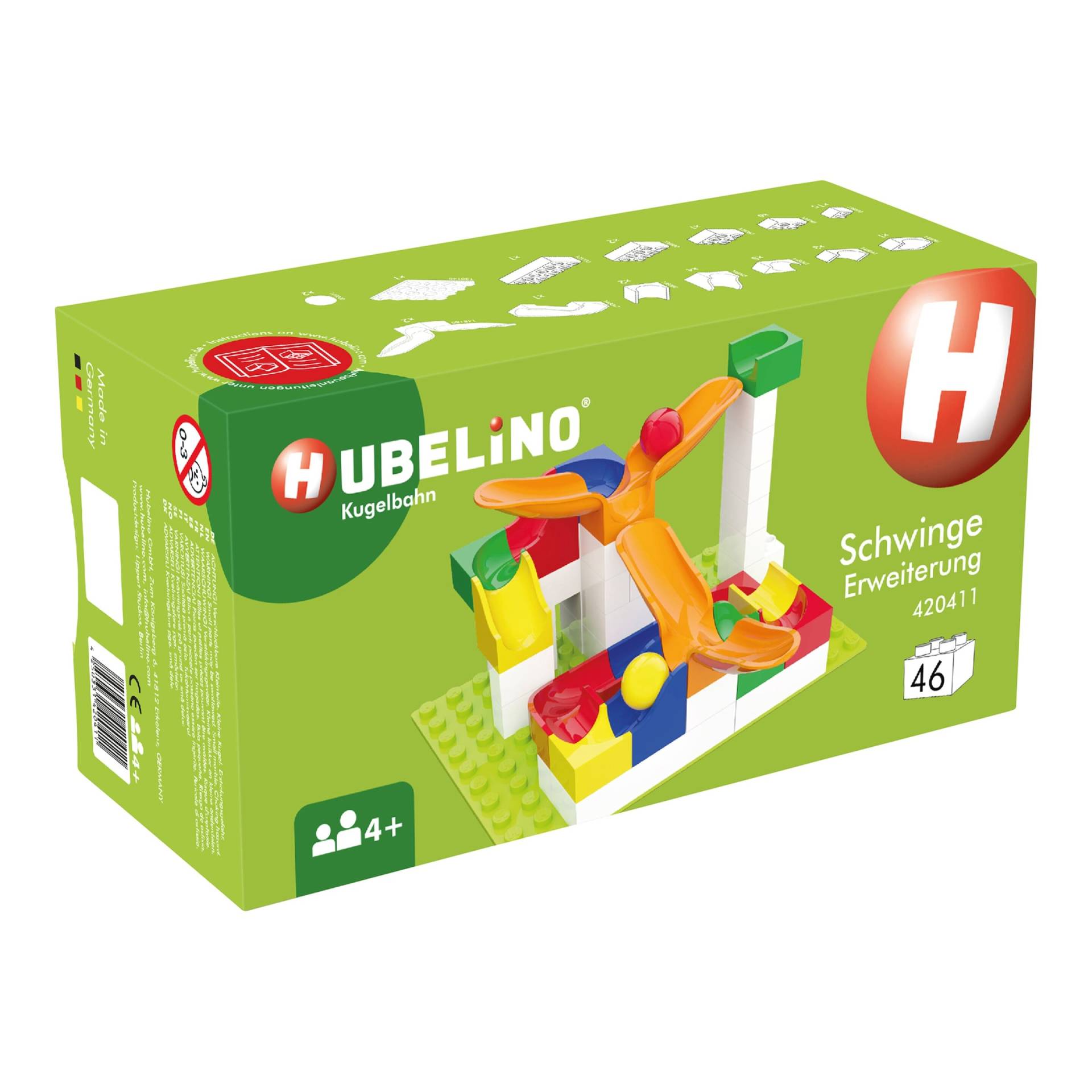Hubelino Kugelbahn Erweiterung Schwinge 46-tlg. Hubelino Kugelbahn Erweiterung Schwinge 46-tlg. von Hubelino