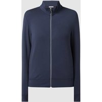 Huber Bodywear Sweatjacke mit Stehkragen in Marine, Größe 44 von Huber Bodywear