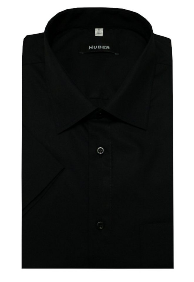 Huber Hemden Kurzarmhemd HU-0138 Kentkragen, Kurzarm, Regular Fit-gerader Schnitt, Made in EU von Huber Hemden